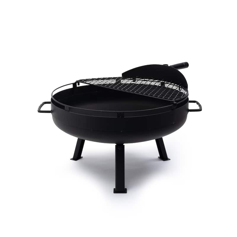 Barebones Cowboy Fire Pit Grill