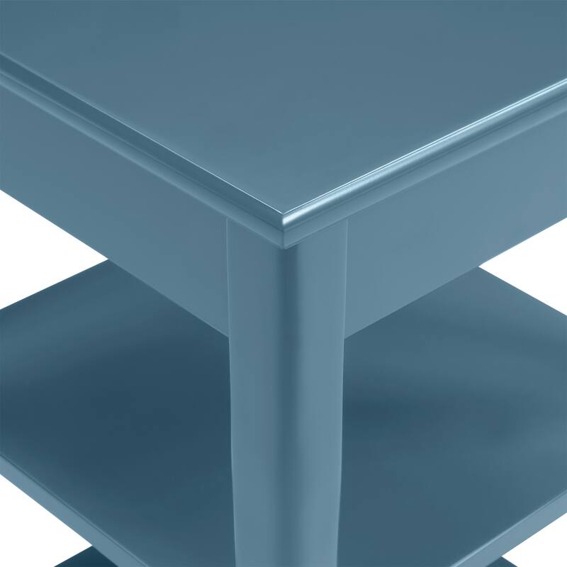 Golden Side Square Table