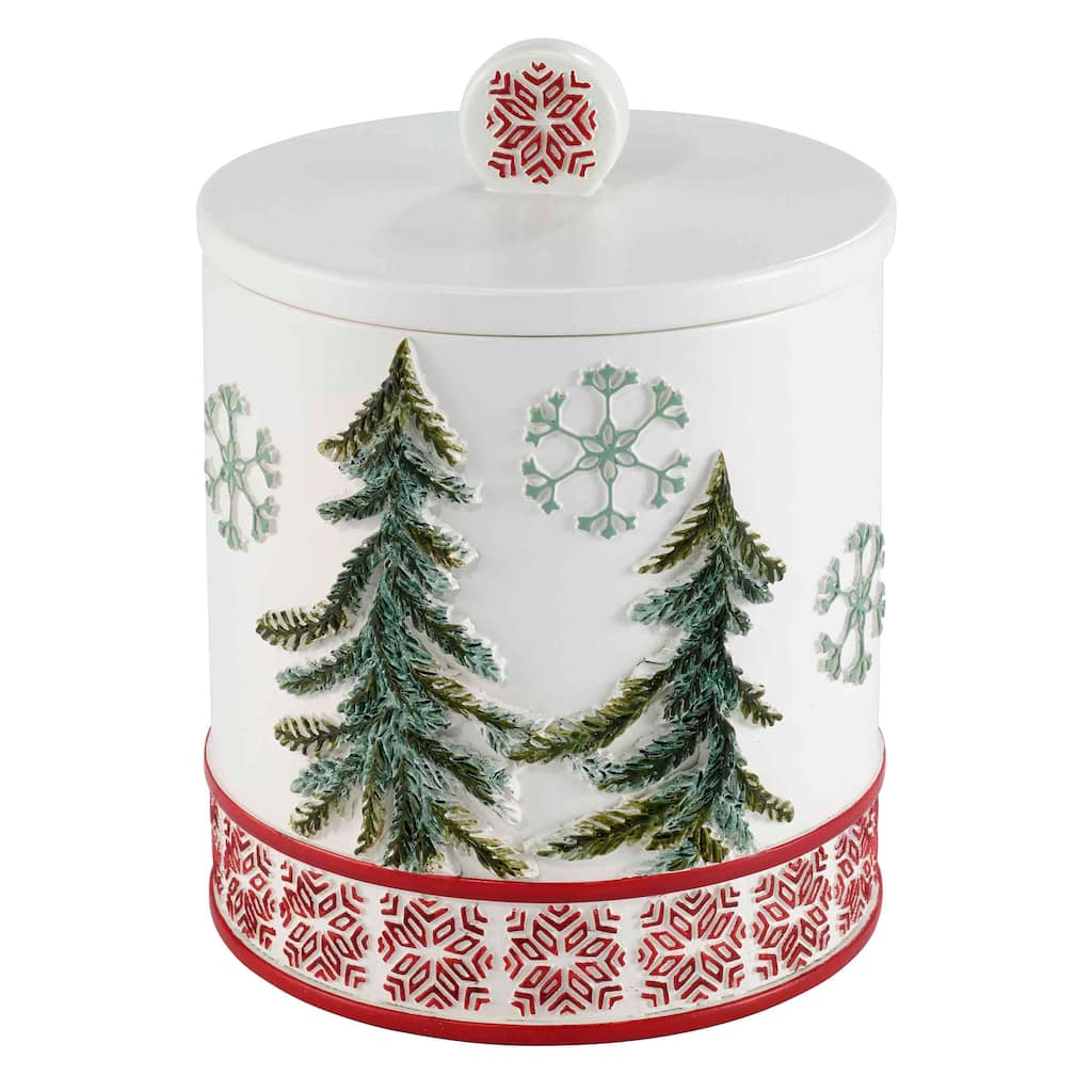 Avanti Linens Christmas Gnomes Jar - Multicolor