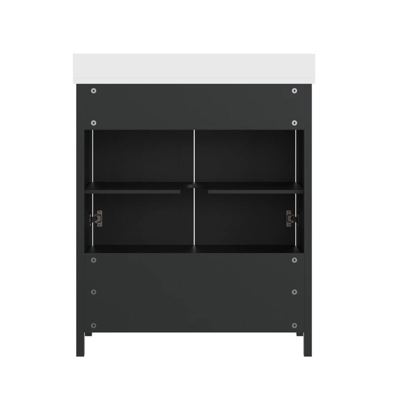 Bathroom Vanity with Undermount Sink, Cabinet, and Drawer