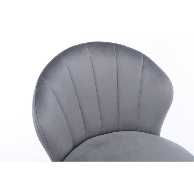 Set of 2 Grey Velvet Swivel Bar Stools Bed Bath & Beyond 36603384