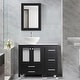 preview thumbnail 23 of 106, 36" Bathroom Vanity with Sink Set Side Cabinet