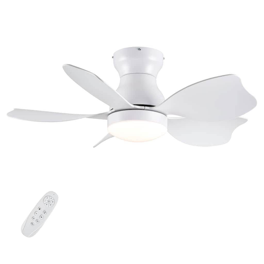 30 In Small Kids's Ceiling Fan Lighting with Remote Control for Small Children's Room