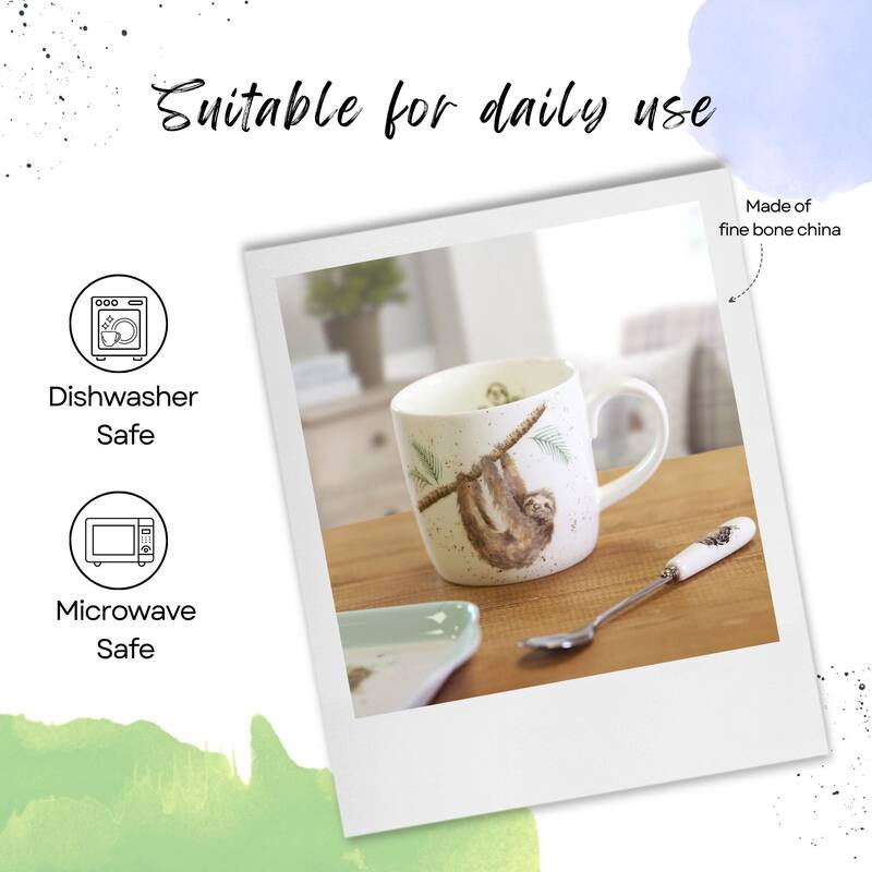 Royal Worcester Wrendale Designs Mug Wildlife Animals