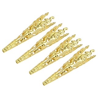 Lot De 4 Porte-corsages Décoratifs En Cuivre 41 Mm Avec épingle – Idéal Pour Bouquets Et Accessoires