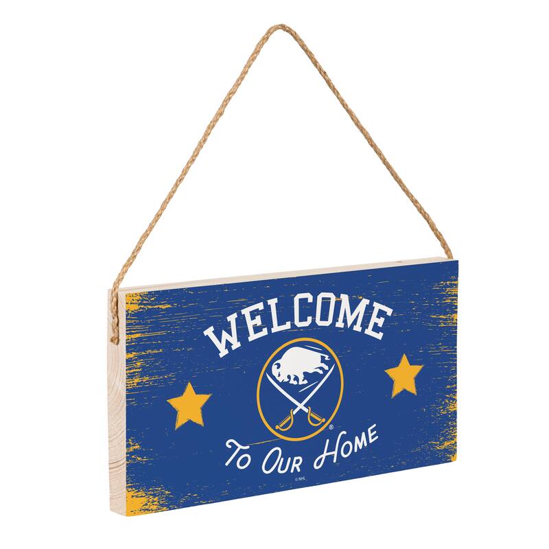 Buffalo Sabres Wooden Door Decor Wall Sign - Multi-Color