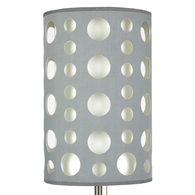 30"H GREY/WHITE TABLE Lamp
