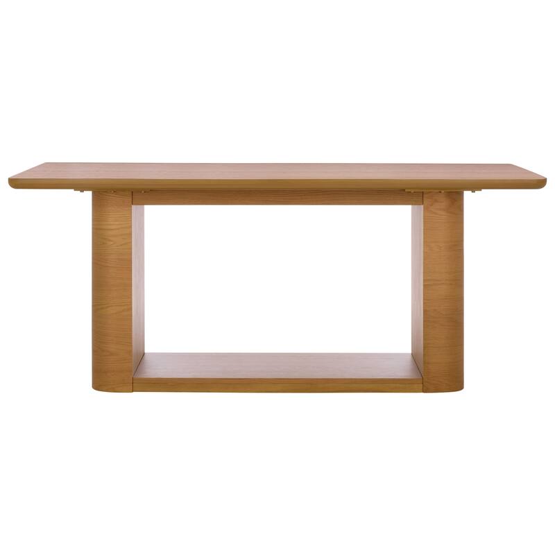 SAFAVIEH Couture Howard Oak Wood Dining Table - 71"W x 37"D x 30"H