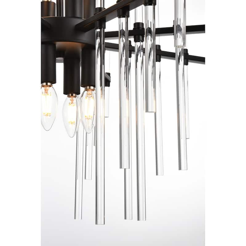 Samuel 27 inch Crystal Rod Pendant - N/A