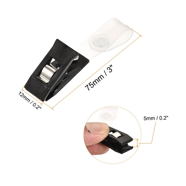Plastic top garden clips