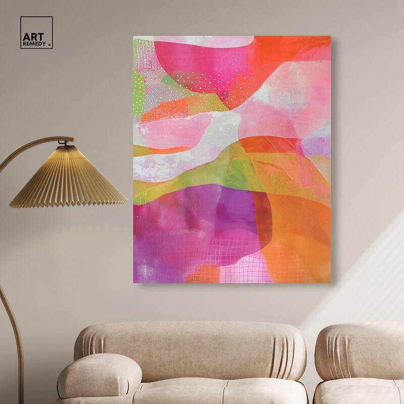 Garnet Gleam I Canvas by Art Remedy, Gallery Wrapped