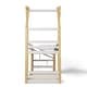 preview thumbnail 12 of 15, Twin House Bunk Bed with Storage Staircase and Blackboard - White
