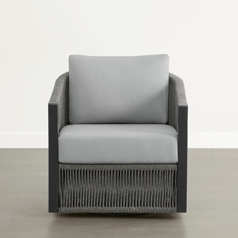 Carlos Outdoor Patio Furniture Bistro Set Swivel Chair