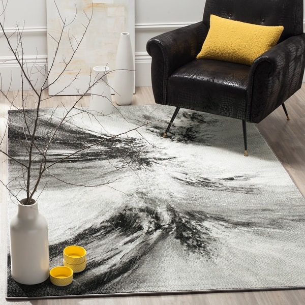 SAFAVIEH Glacier Latrina Modern Abstract Rug