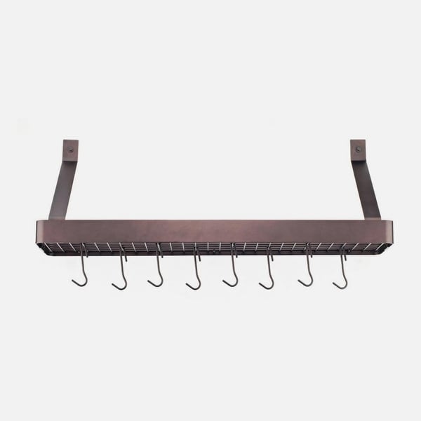Cuisinart CRBS-36ORB Chef's Classic 36-Inch Rectangular Wall-Mount Bookshelf Rack, Oil-Rubbed Bronze - Oil-rubbed Bronze