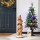 preview thumbnail 3 of 18, Glitzhome 29"H Christmas Stacked Gingerbread Man Porch Decor - 29"