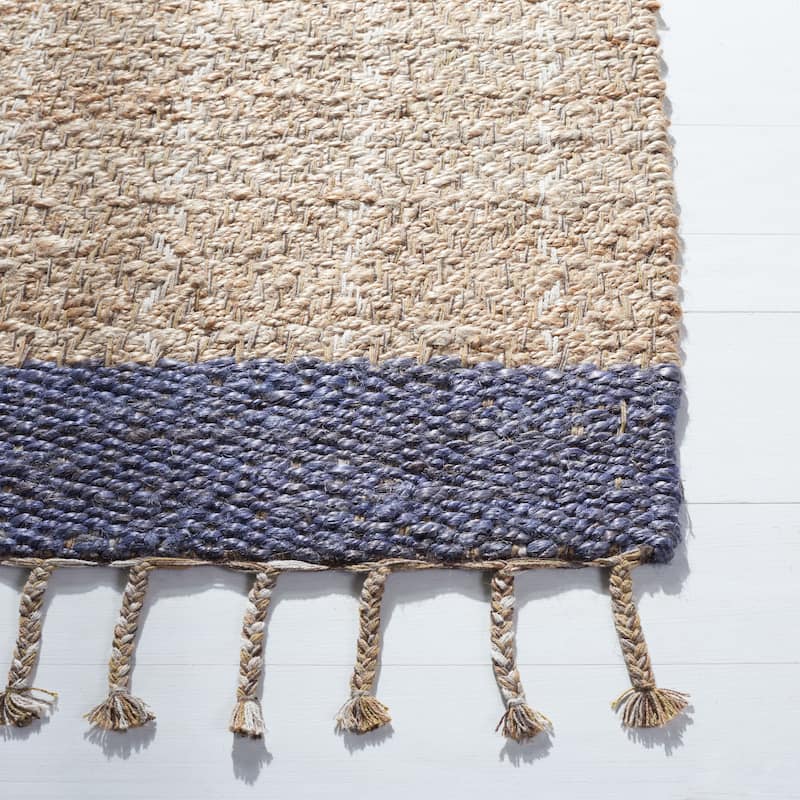 SAFAVIEH Handmade Cape Cod Senada Jute Tassel Rug