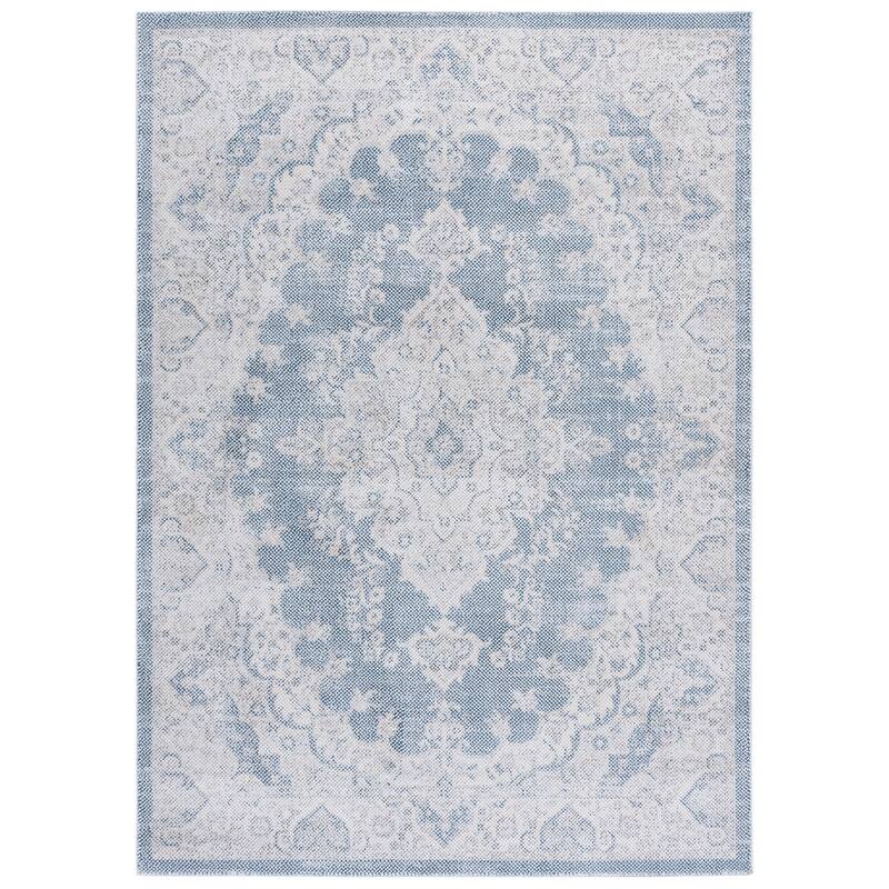 SAFAVIEH Harrison Dimitrija Transitional Rug - 4' x 6' - Blue/Ivory