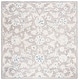 preview thumbnail 8 of 46, SAFAVIEH Handmade Micro-Loop Marijka Wool Rug 5' Square - Grey/Ivory - Square