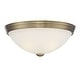 preview thumbnail 6 of 9, Savoy House 2 Light 13" Wide Flush Mount Bowl Ceiling Fixture