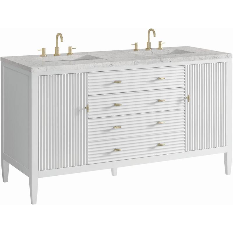 James Martin Vanities 485-V60D-FEJP Myrrin 60" Free Standing Double