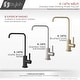 preview thumbnail 20 of 32, STYLISH Kitchen Sink Drinking Water Tap Faucet in Stainless Steel - Faucet Height: 10 1/2" | Spout Height: 9"