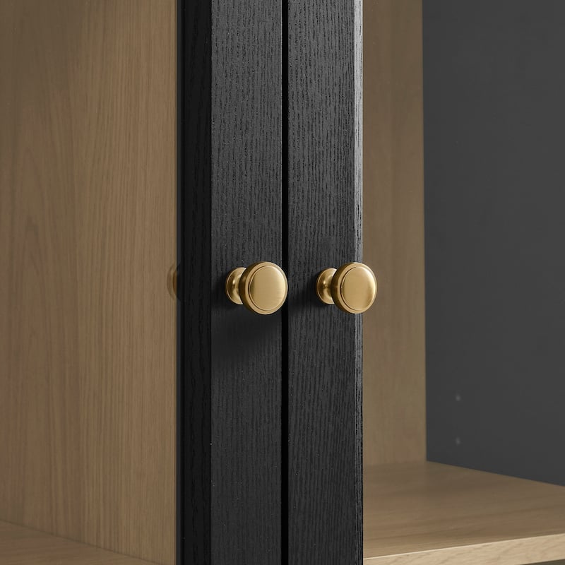 Amara 79 Inch Large Storage Display Cabinet