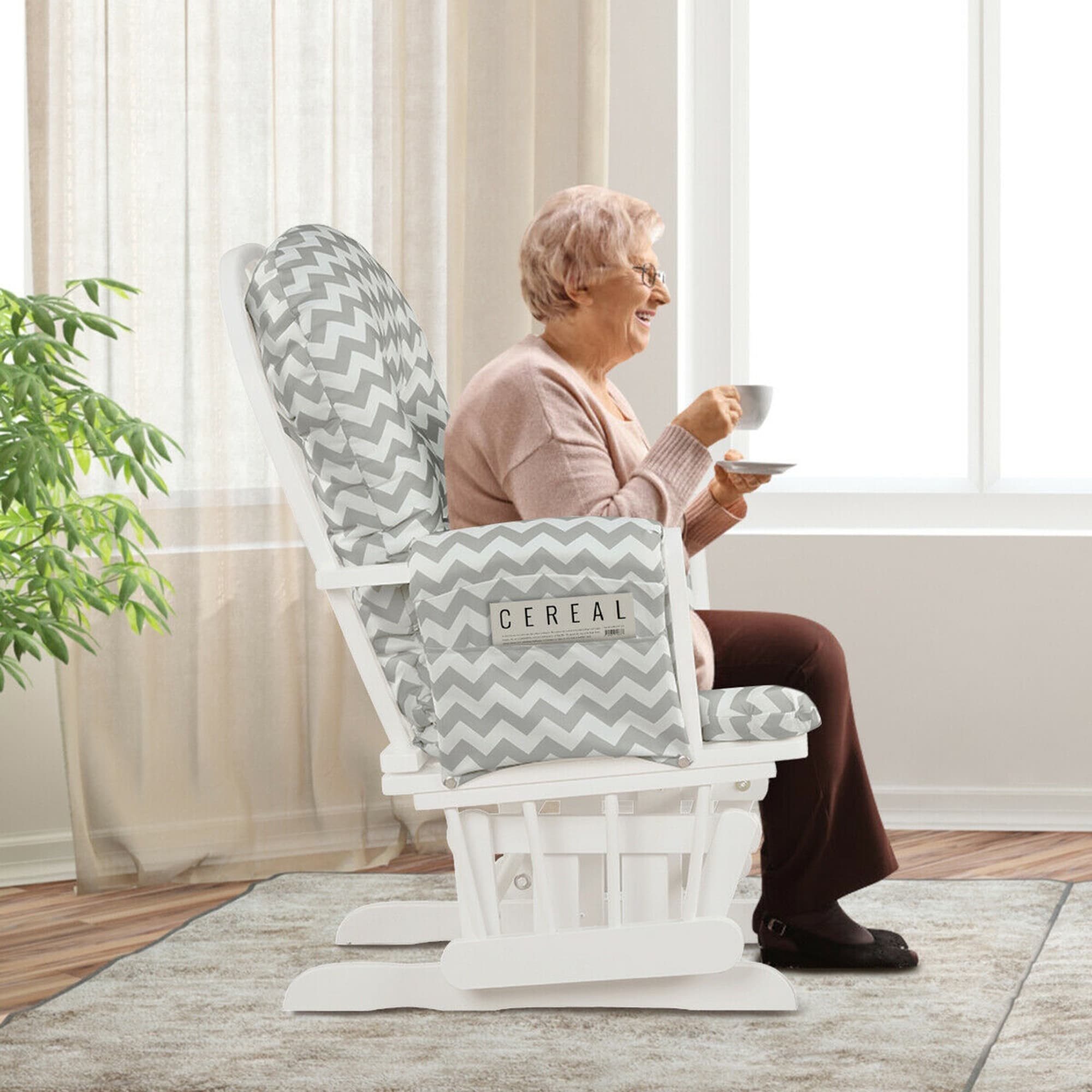 White glider rocking chair hotsell