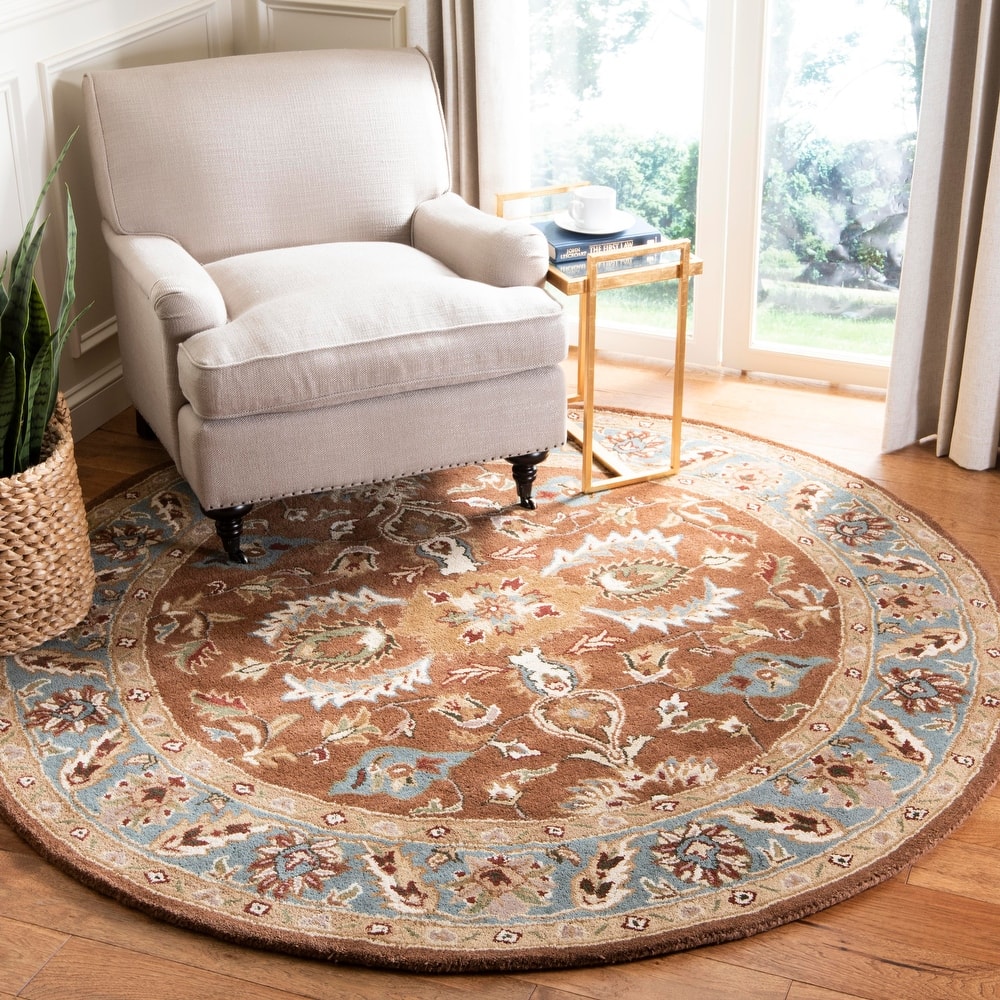 SAFAVIEH Handmade Heritage Topiary Signet Traditional Oriental Wool Rug