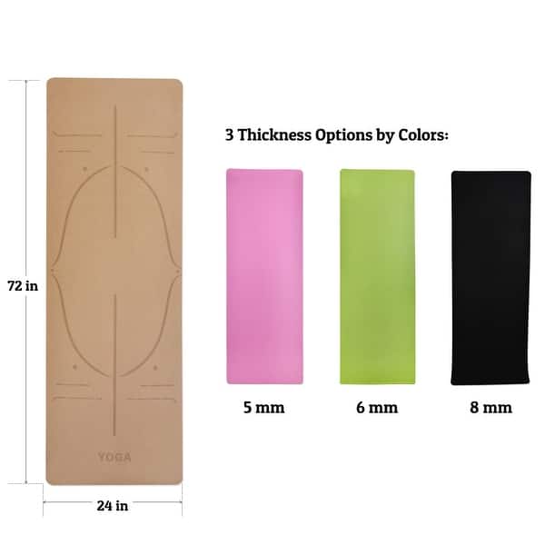 rubber yoga mat, Gym & Fitness