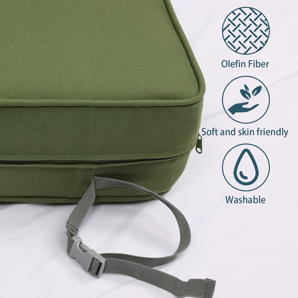 Aoodor 22'' x 24'' Outdoor Deep Seat Chair Cushion Set(Set