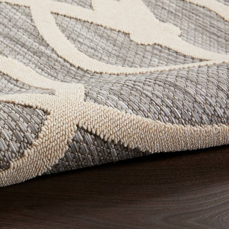 Nourison Palamos Geometric Scroll Indoor Outdoor Area Rug