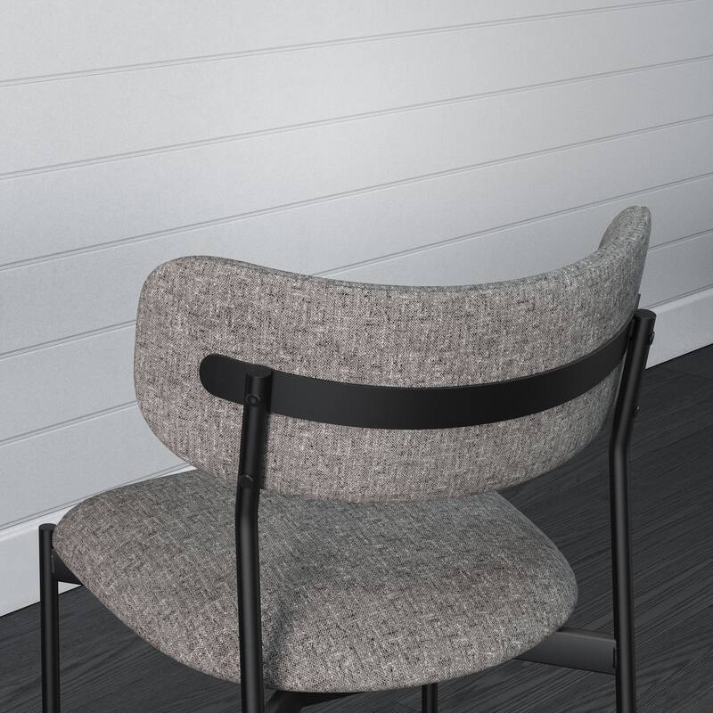 Amisco Yasmina Upholstered Dining Chair with Metal Leg