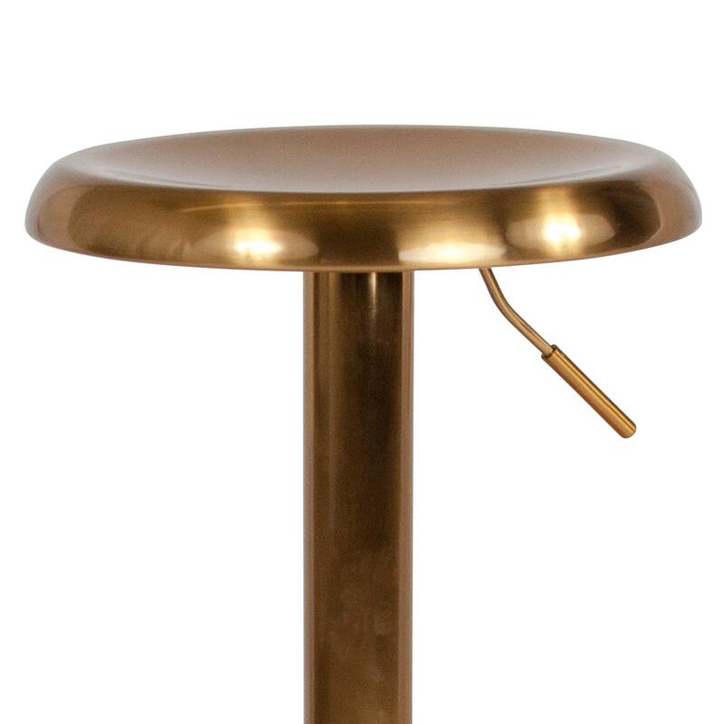 Adjustable Height Retro Barstool - 16"W x 16"D x 23" - 31"H
