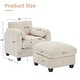 preview thumbnail 12 of 96, Modern Couduroy Modular Sectional Sofa Couch with Ottoman for Living Room