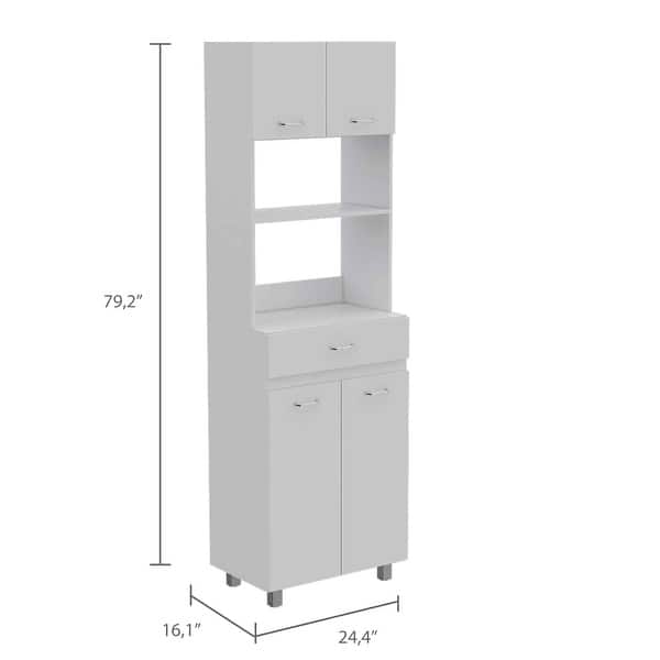 Modern Gray Stria Tall Kitchen Cart Modern Gray Stria Tall Kitchen Cart