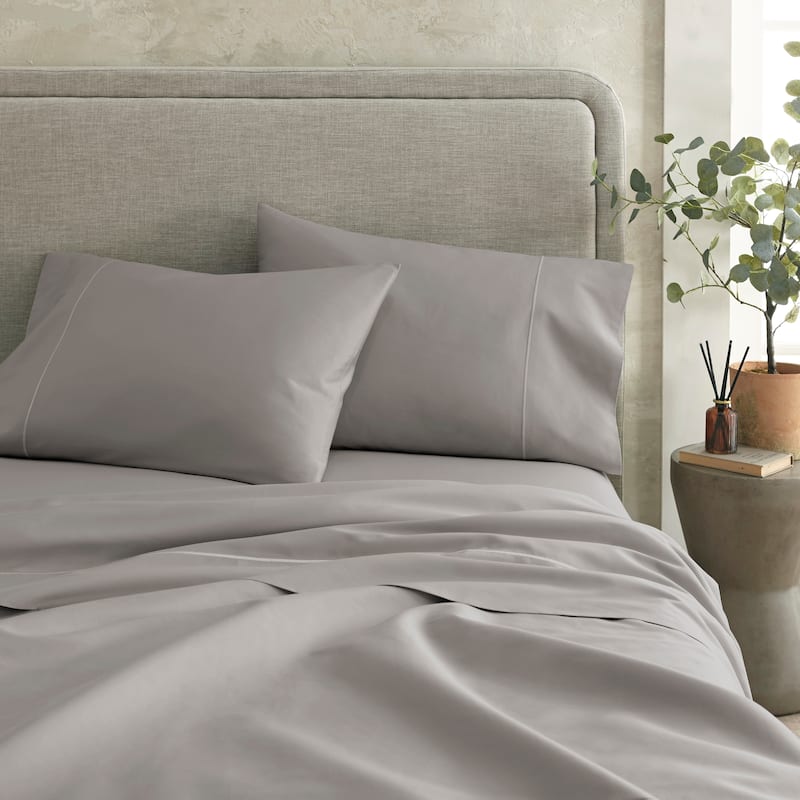 Organic Cotton Sateen Bed Sheets - 300 Thread Count