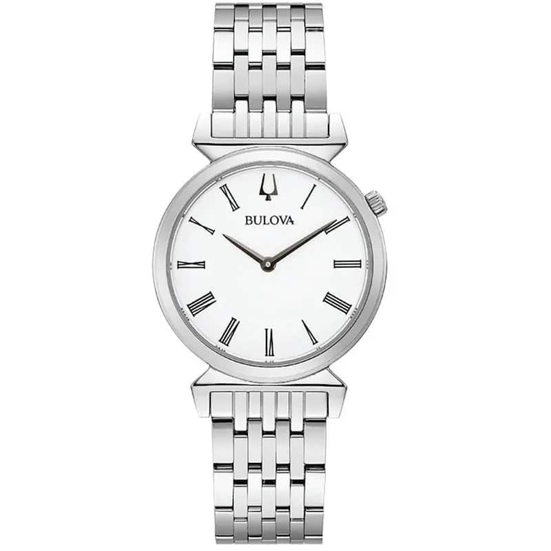 Bulova Women's Classic White Dial Watch - 96L275 - One Size