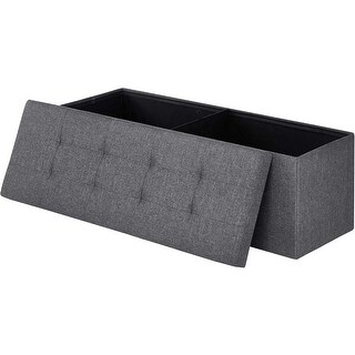 Aazon.co: GLAXYFUR 43.3 Inches Folding Storage Ottoan Bench Storage