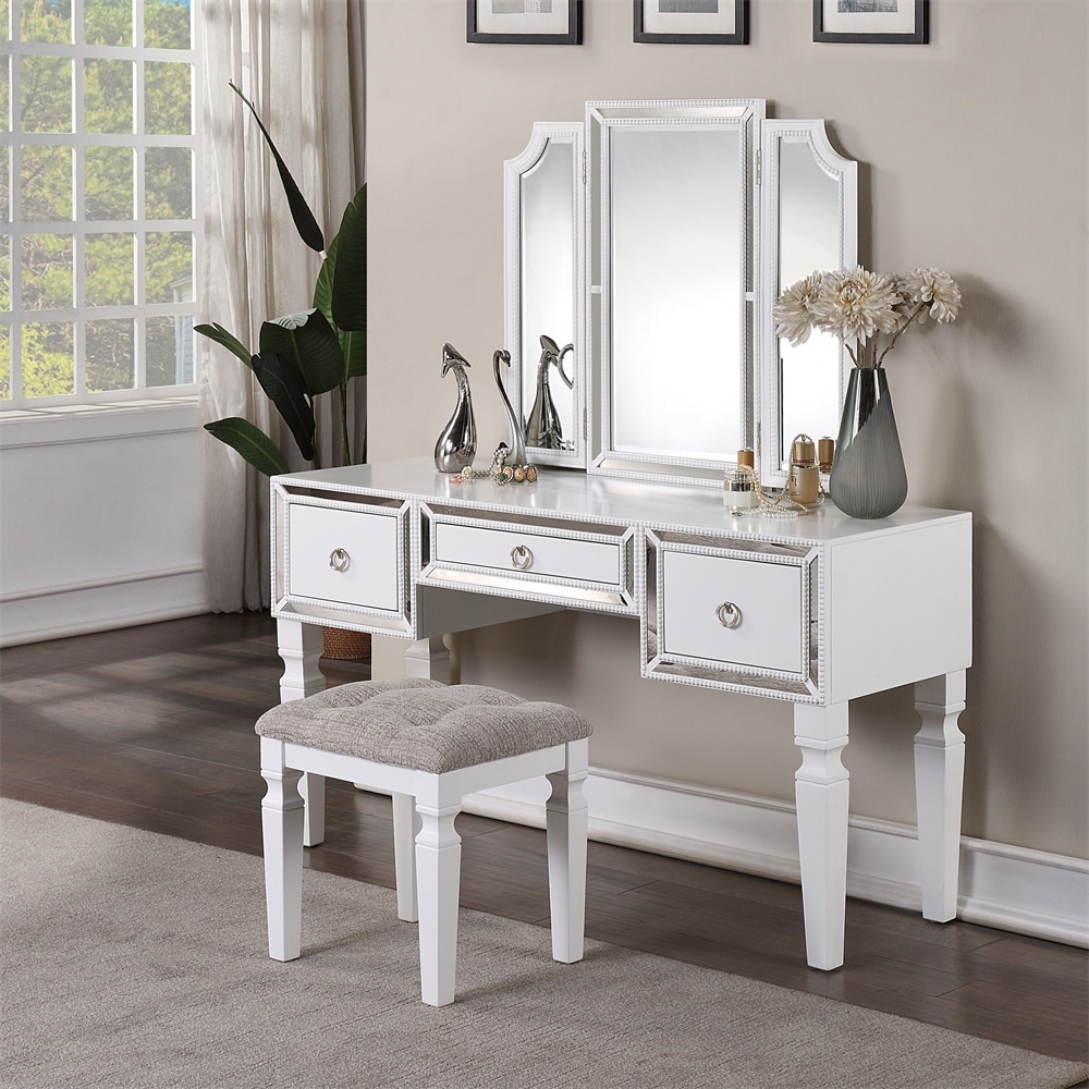 Tri fold vanity sale set