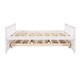 preview thumbnail 12 of 10, Stylish Daybed - Pull-Out Trundle, Three Functional Drawers, and Modern Design - Ideal for Sleepovers and Storage, White