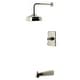 preview thumbnail 32 of 34, Kingston Brass Single-Handle Pressure Balanced Tub and Shower Faucet Polished Nickel