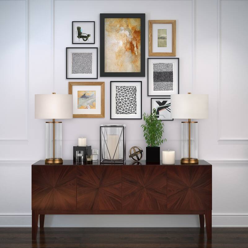 Rowan 28" Tall Table Lamp with Fabric Shade - 28" Tall