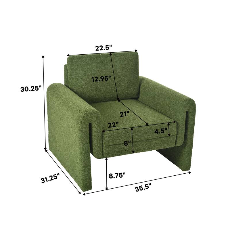 Modern Upholstered Accent Chair