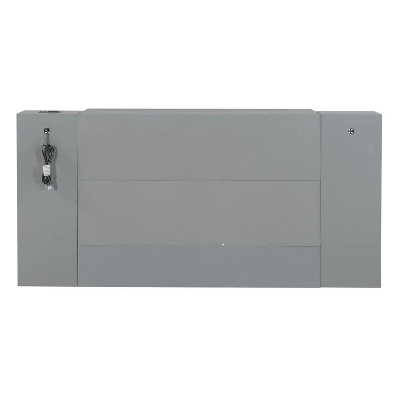 Murphy Bed Wall Bed w/Trundle, Storage Underneath, Sockets & USB Ports