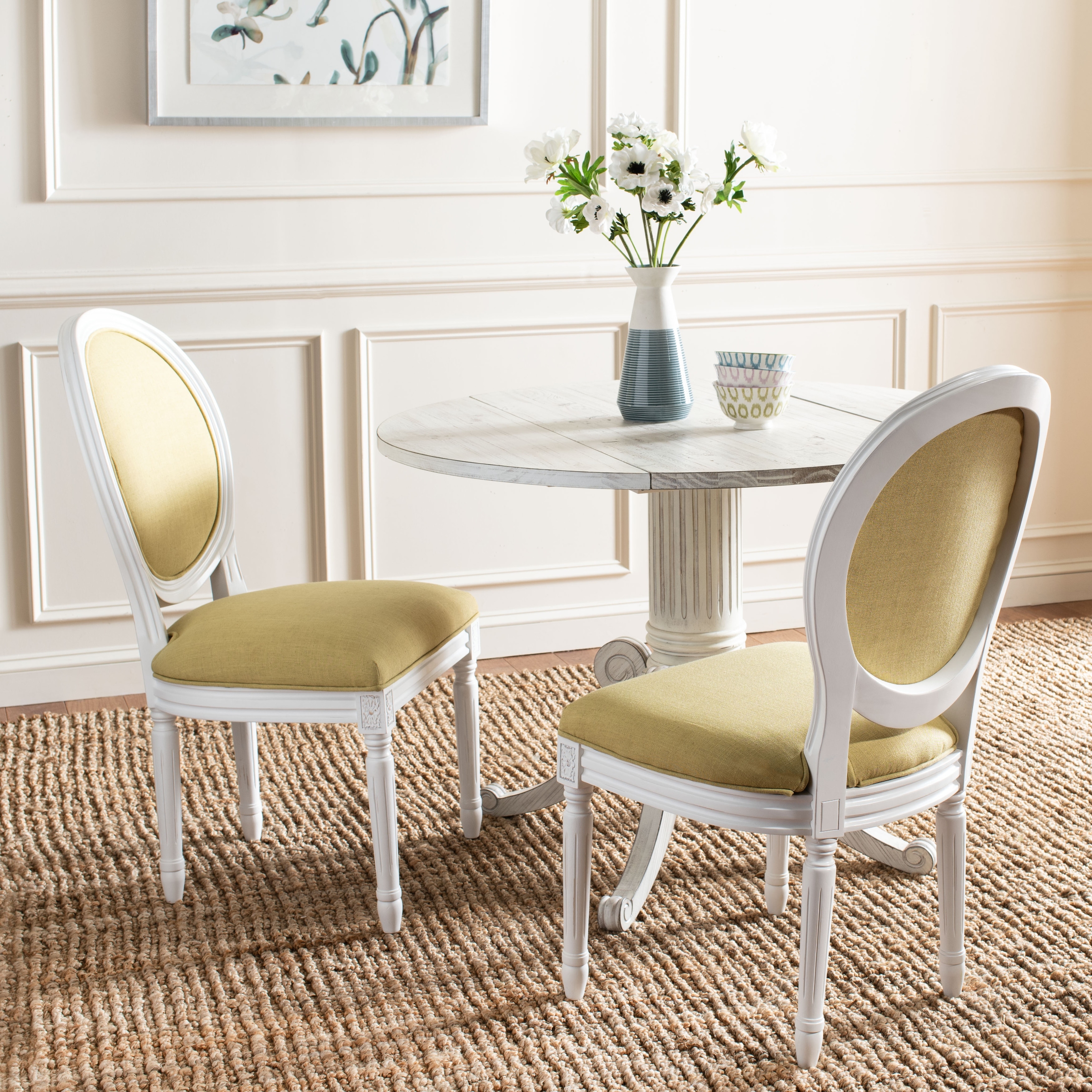 Safavieh holloway best sale oval side chair