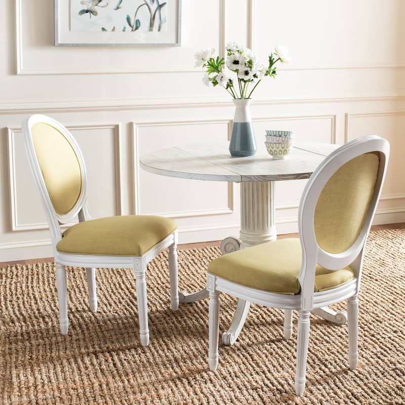 SAFAVIEH Rona Parisian Oval Dining Chair (Set of 2) - 20Wx20Dx39H