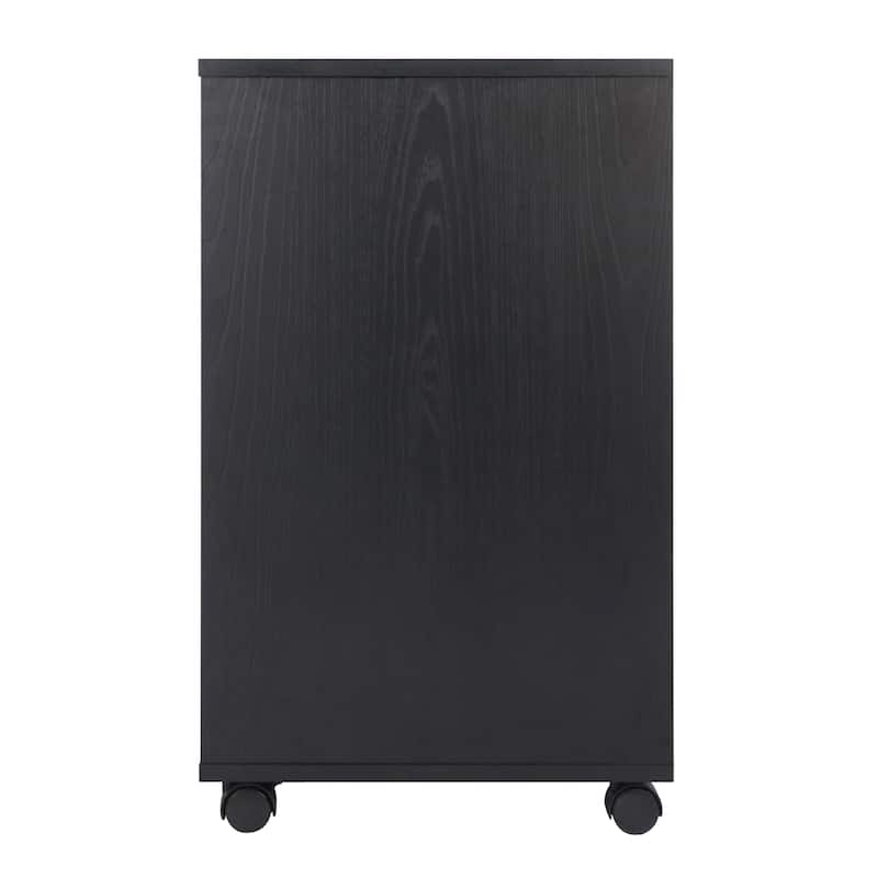 3-Piece Storage Cabinet Set - 30.75" - Black