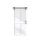 preview thumbnail 11 of 23, Sanding 24in./28in./30in./36in./44in./48in.x 84in. MDF Bi-Fold Barn Door with Hardware Kit ,Covered with Water-Proof PVC Surface 24in.x84in.