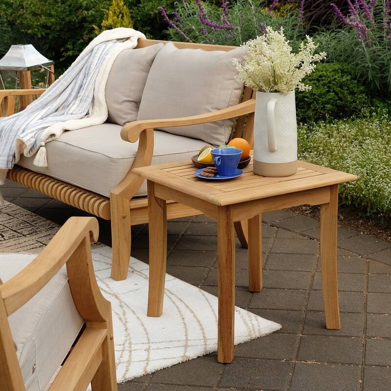 Cambridge Casual Chara Teak Outdoor Side Table